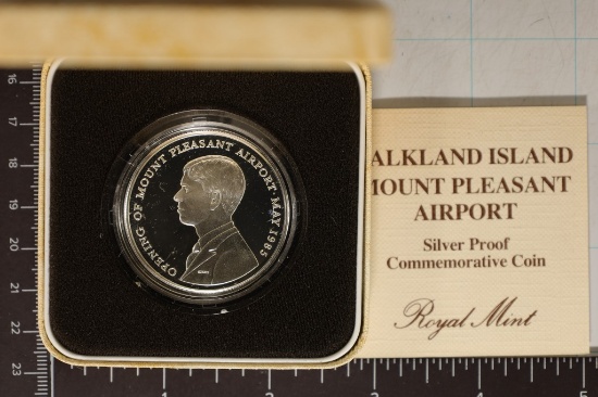 28.28 GRAMS PF STERLING 1985 FALKLAND ISLAND
