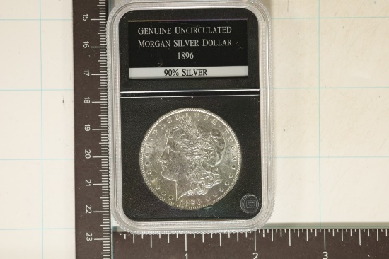 1896 MORGAN SILVER DOLLAR GEM UNC
