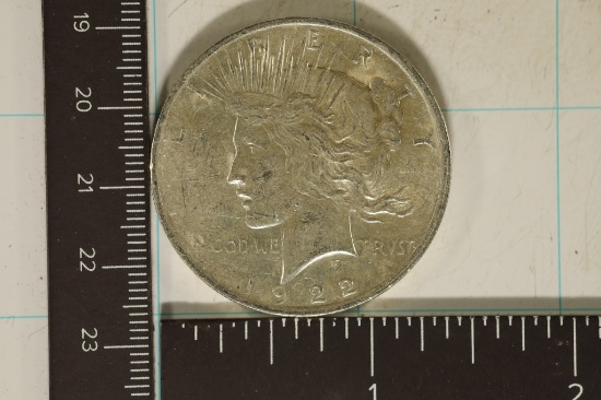 1922 PEACE SILVER DOLLAR