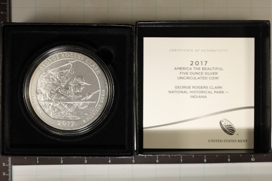 2017 -P GEORGE ROGERS CLARK 5 OZ. SILVER