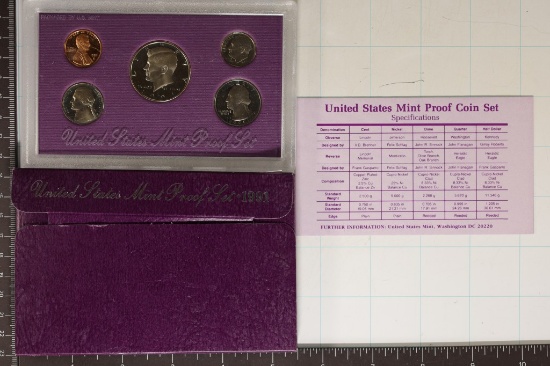 1991 US PROOF SET (WITH BOX) AND WITH CERTIFICATE