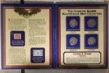 SILVER BARBER HALF DOLLAR 4 COIN MINT  POSTAGE SET