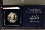 2010-W US SILVER DOLLAR AMERICAN VETERANS