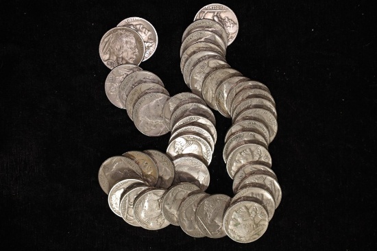 SOLID DATE $2 ROLL OF 1936 FULL DATE BUFFALO NICS