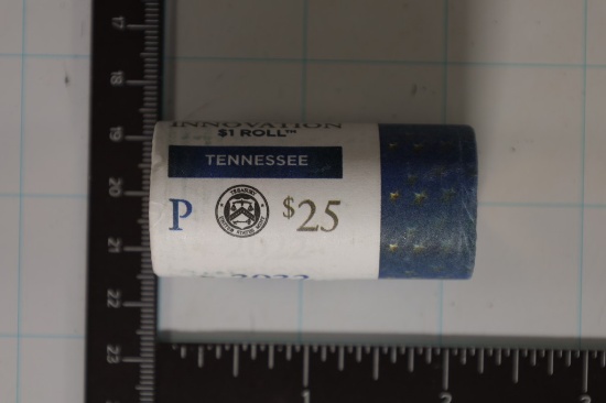 2022-P SOLID DATE $25 ROLL OF AMERICAN INNOVATION