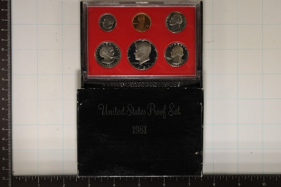 1981 US PROOF SET (WITH BOX)
