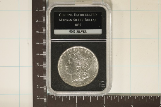 1897 MORGAN SILVER DOLLAR GEM UNC
