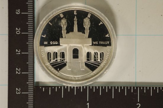 1984-S US PROOF SILVER DOLLAR LOS ANGELES