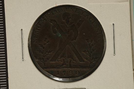 1790 CONDER TOKEN. THEY R MOSTLY 18TH CENTURY