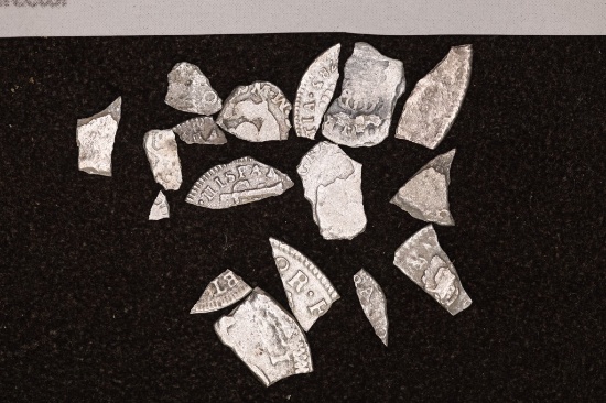 3 GRAMS SHIPWRECK SILVER COIN PIECES: FROM