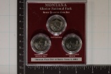 2011 MONTANA P/D/S STATE QUARTERS 1ST DAY ISSUE