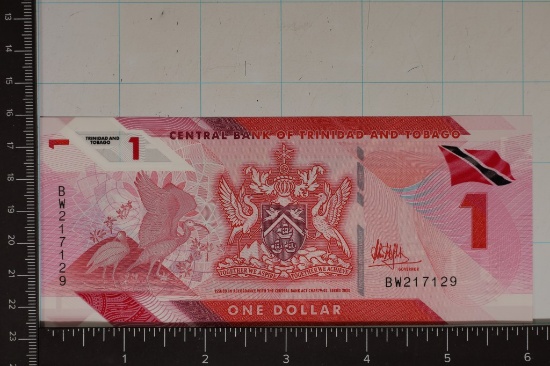 2020 TRINIDAD AND TOBAGO CU POLYMER ONE DOLLAR