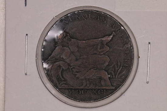 1791 CONDER TOKEN. THEY R MOSTLY 18TH CENTURY