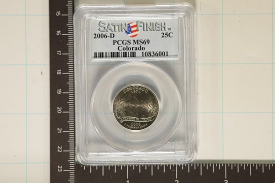 2006-D COLORADO QUARTER PCGS MS69