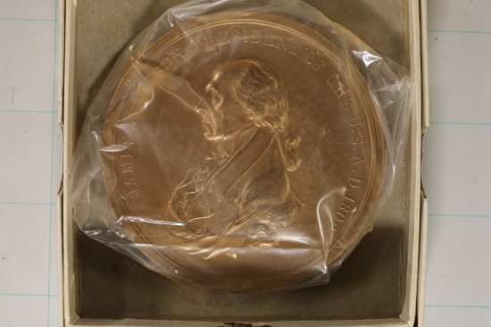 2 7/8" BRONZE US JAMES MADISON FRIENDSHIP