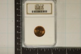 1954-S LINCOLN WHEAT CENT NGC MS66RD