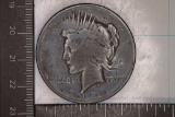 KEY DATE 1921 PEACE SILVER DOLLAR TONED DARK