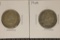 1960 & 1961 DOMINICAN REPUBLIC SILVER 25 CENTAVOS