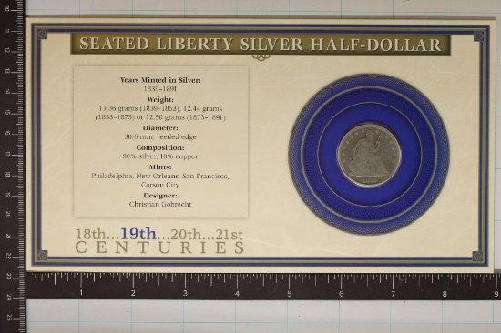 1877-S US SILVER SEATED LIBERTY HALF DOLLAR IN
