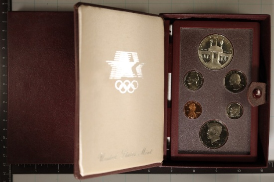 1984 US PRESTIGE PROOF SET WITH BOX AND SPEC