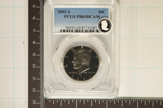 2002-S KENNEDY HALF DOLLAR PCGS PR69 DCAM