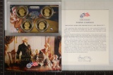 2007 PRESIDENTIAL US 4 COIN PF SET WITH BOX AND