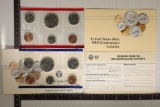 1988 US MINT SET (UNC) P/D (WITH ENVELOPE)