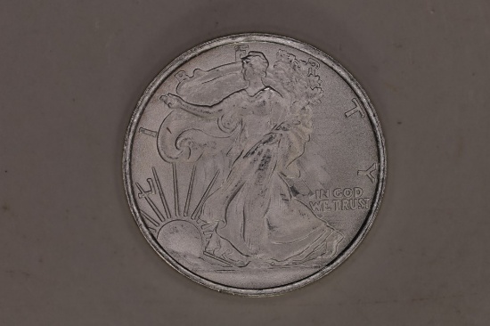 1/10 TROY OZ. .999 FINE SILVER ROUND UNC