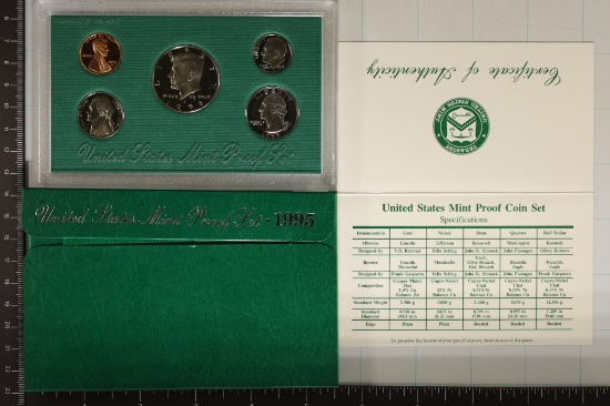 1995 US PROOF SET (WITH BOX)