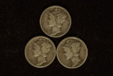 1936-P/D/S SILVER MERCURY DIMES