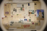 17-ABRAHAM LINCOLN FDC'S, POSTCARDS, LETTERS,