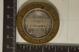 CASINO $10 SILVER TOKEN (UNC) HORSESHOE CASINO