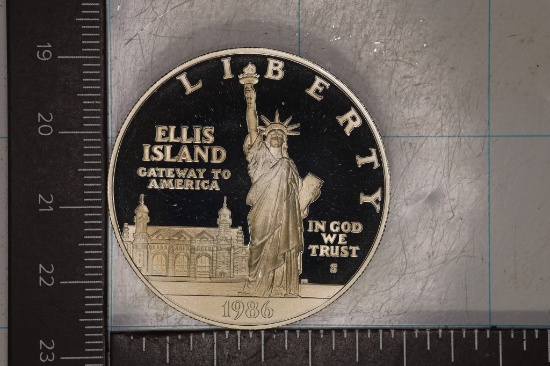 1986-S US PROOF SILVER DOLLAR LIBERTY