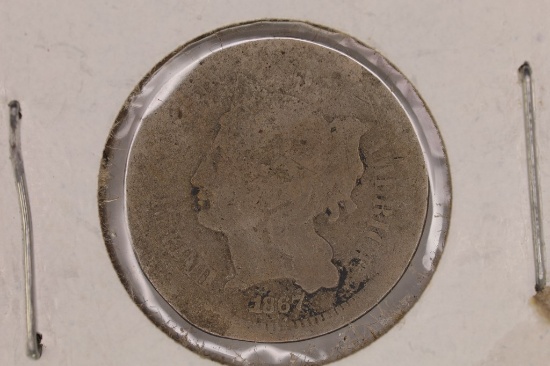 1867 THREE CENT PIECE (NICKEL)