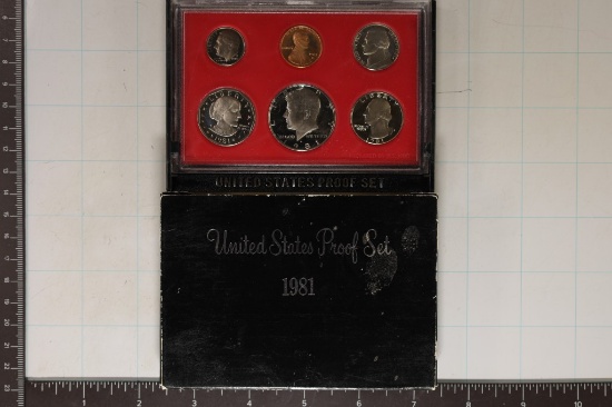 1981 US PROOF SET (WITH BOX)
