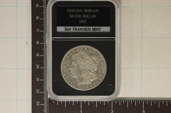 1887-S MORGAN SILVER DOLLAR