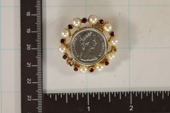 COIN JEWELRY BY GILBERT HAND FASHIONED BY CANADA