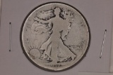 1917-D REVERSE MINT MARK SILVER WALKING LIB HALF