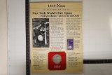1939 SILVER WALKING LIBERTY HALF DOLLAR & STAMP