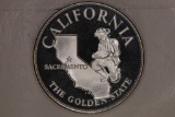 .57 OZ. PF STERLING SILVER CALIFORNIA ROUND