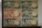 6 COLUMBIA BILLS: 3-200 PESOS, 1-100 PESO &