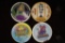 4 PLASTIC $1 LAS VEGAS, NEVADA CASINO CHIPS: