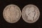 1908 & 1915 SILVER BARBER QUARTERS