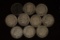 10-SILVER ROOSEVELT DIMES: 1946-1962