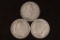 1883 NO CENTS, 1909 & 1912 LIBERTY 