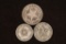 3 CUBA CENTAVO COINS: 1916-2 CENTAVOS, 1920