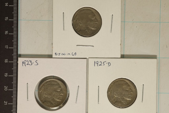 3 BETTER DATE BUFFALO NICKELS: 1920-D 2026 REDBOOK