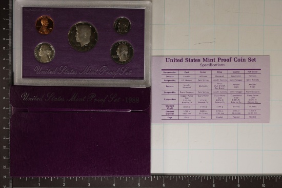 1988 US PROOF SET (WITH BOX)
