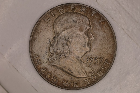 1959-D SILVER FRANKLIN HALF DOLLAR