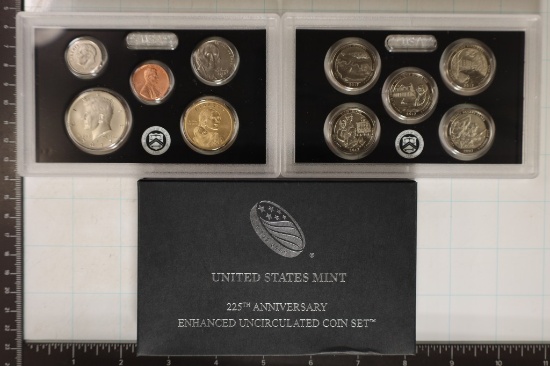 2017 US 225TH ANNIVERSARY ENHANCED UNC COIN